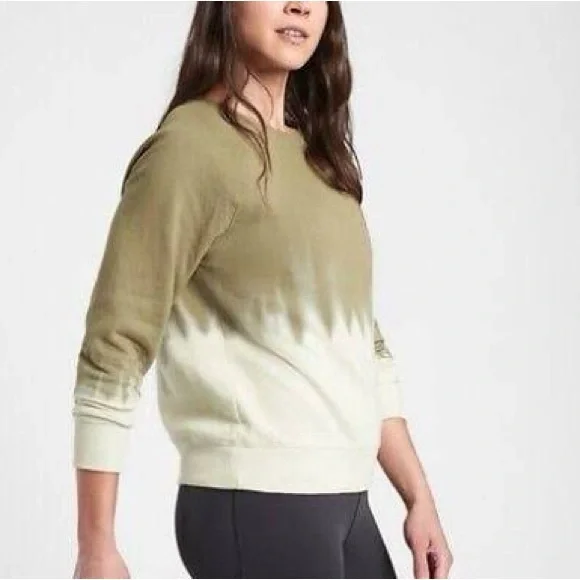 Athleta Sundown Dip Dye Sweatshirt—Size Medium - Picture 1 of 6